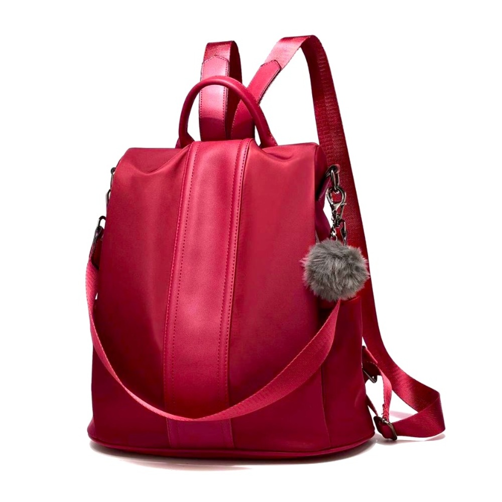 Elegant Red Backpack for Women